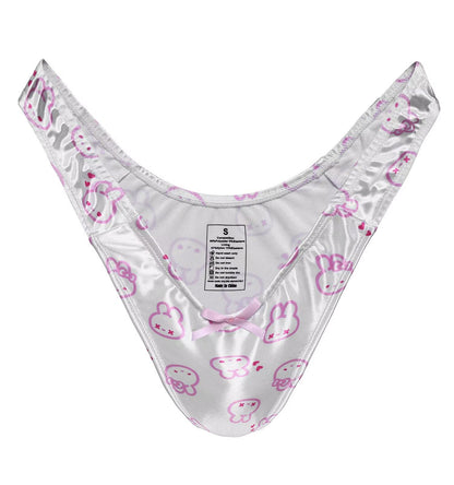 Tucking Gaff Höschen für Crossdresser Hiding Gaff Panty Shaping Panty Unterwäsche Bedruckte Unterhosen für Crossdresser Transgender Weiß L