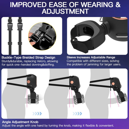 Masturbator mit Abnehmbaren Gürtel, [Upgraded] Tragbarer Masturbatoren für Männer-Penispumpe mit 9 Stoß&Vibration, Fernbedienung/Freihändige Masturbator | Sexspielzeug für Männer
