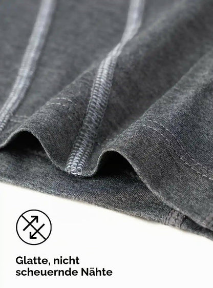 Boxershorts Herren Separate Doppelbeutel der 8. Generation Unterwäsche Rayon Bambus Atmungsaktive Kühlung Seidig weiche Dynamisches Liniendesign Unterhosen Männer 3er-Pack