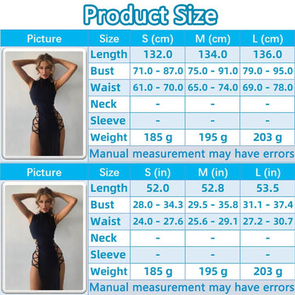 Rave Outfit Damen,Hochgeschlitztes Bodycon Kleid,Rave Outfit Damen,EDM Festival Rave Outfit,Techno Festival Outfit,Festival Sexy (L)