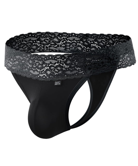 String Tanga Herren Spitze Unterwäsche Low Rise Weich Elegant