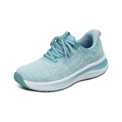 OrthofeetHands-Free Orthopädischer Damen Slip-in Sneaker Türkis Nira, Größe 37.5 Weit