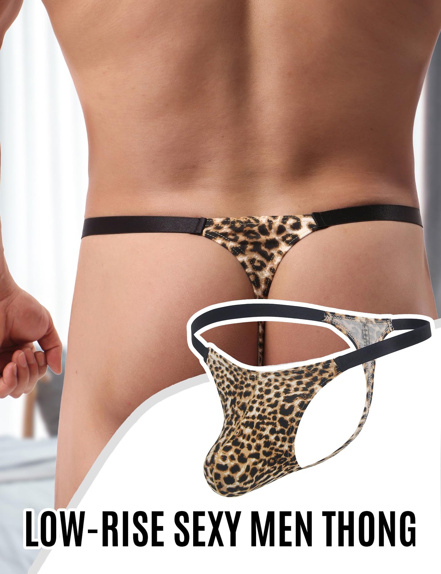 Leopard Slip Herren Sexy String