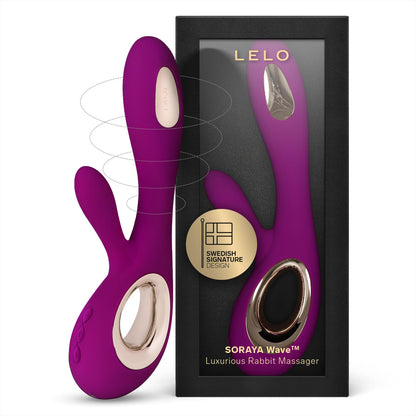 LELO SORAYA Wave Luxuriöser G-Punkt-Vibrator, Vibratoren für Frauen mit neuartiger WaveMotion-Technologie, Rabbit Vibrator für Ganzkörper-Lusterfahrung, Klitoris Vibrator, Dildo für die Frau, Rose