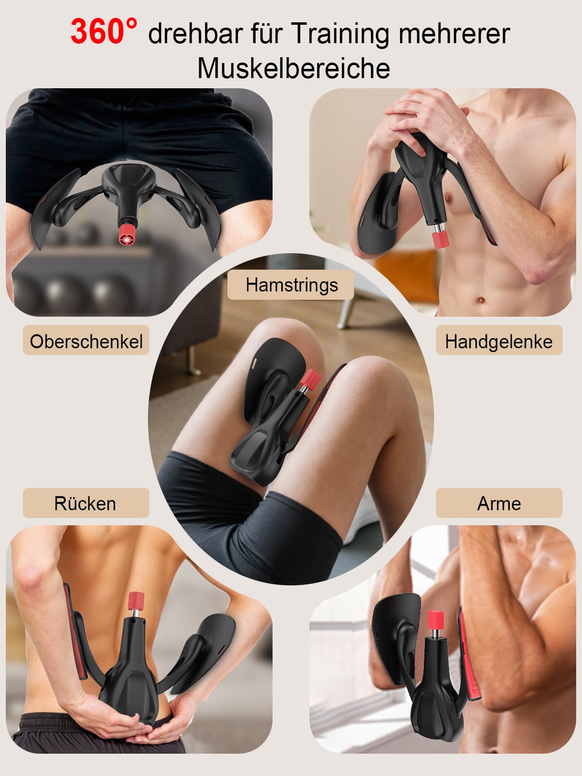 Beckenbodentrainer 10-35kg verstellbar Kegel Oberschenkeltrainer mit Band