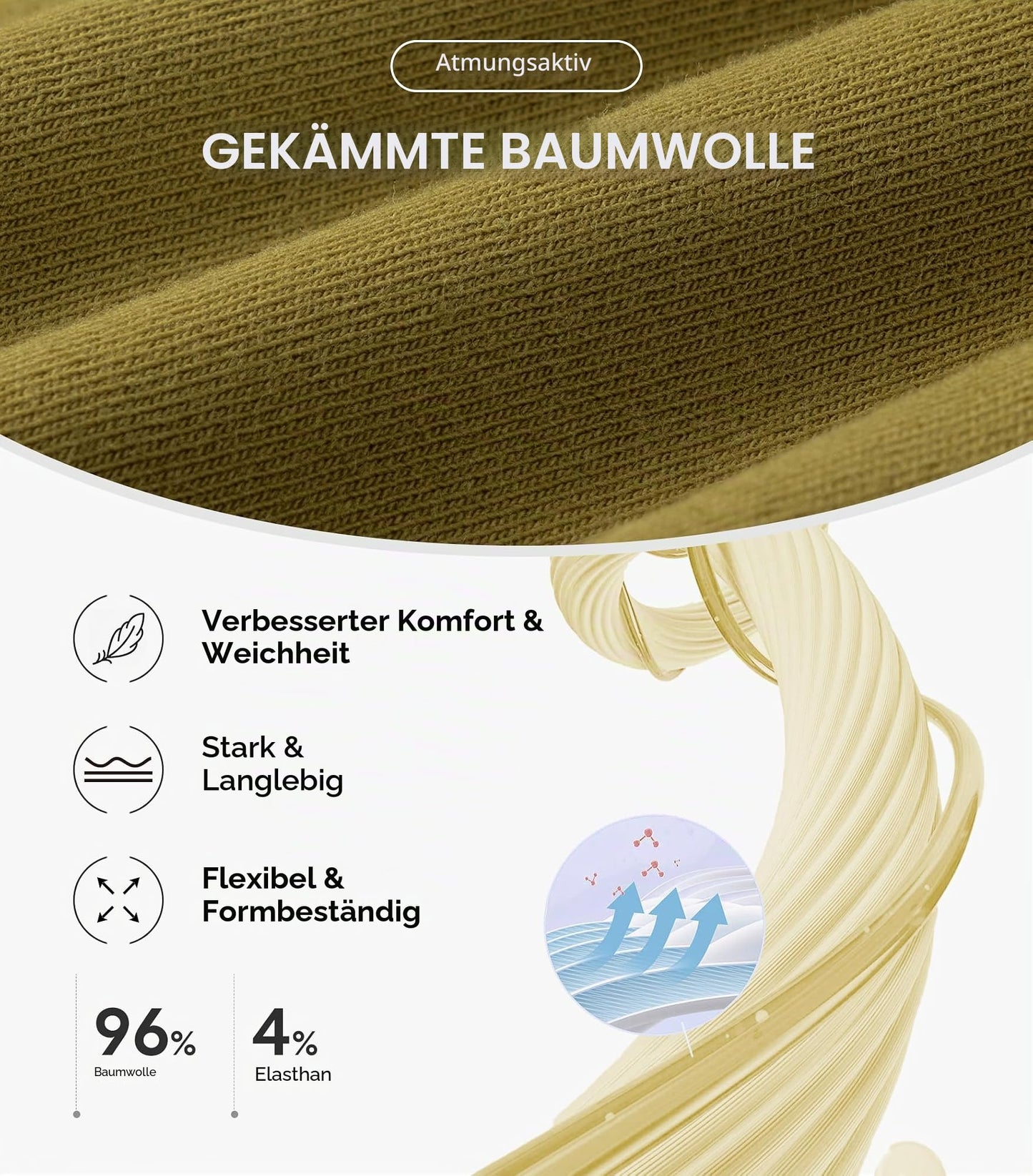 Boxershorts Herren 7er Pack aus Weicher Baumwolle Unterhosen Männer mit Unterstützender Separater Doppeltasche