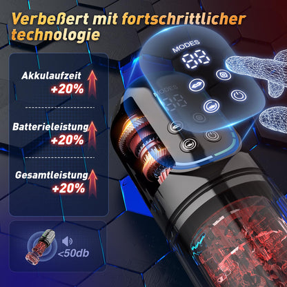 Masturbieren für Männer Masturbator Zungenleck 12s Penispumpe Taschenmuschi