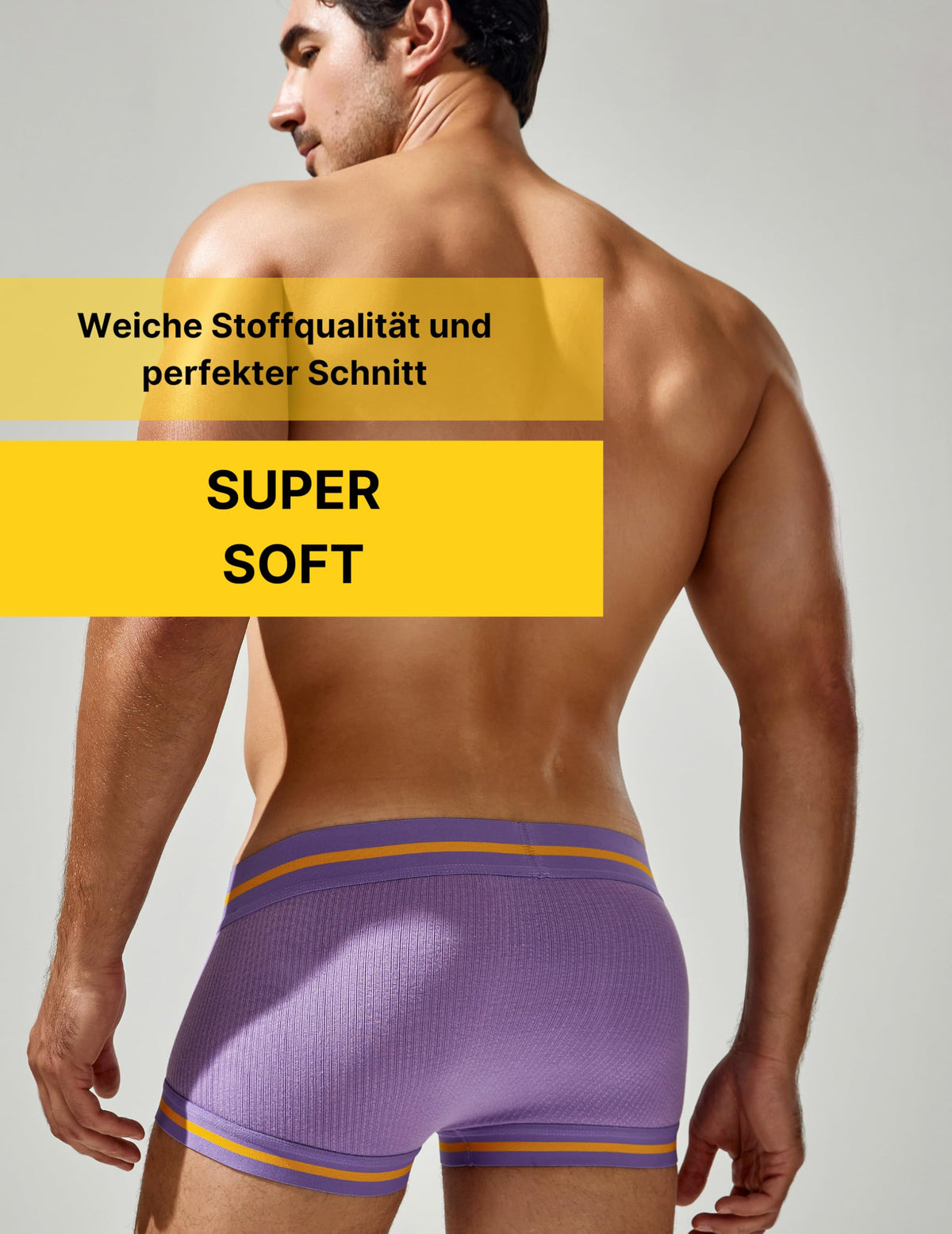 Herren Boxershorts Modal Unterhose Low Rise Trunks weich atmungsaktiv elastisch – 7er Pack, XL