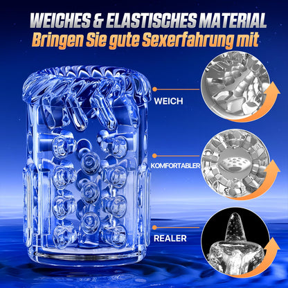 Elektrischer Masturbator Masturbieren für Männer 7 Teleskopfunktion 7Saugen