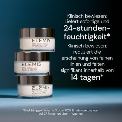 ELEMIS Pro-Collagen Marine Cream, LSF30, Gesichtscreme gegen Falten, 50ml
