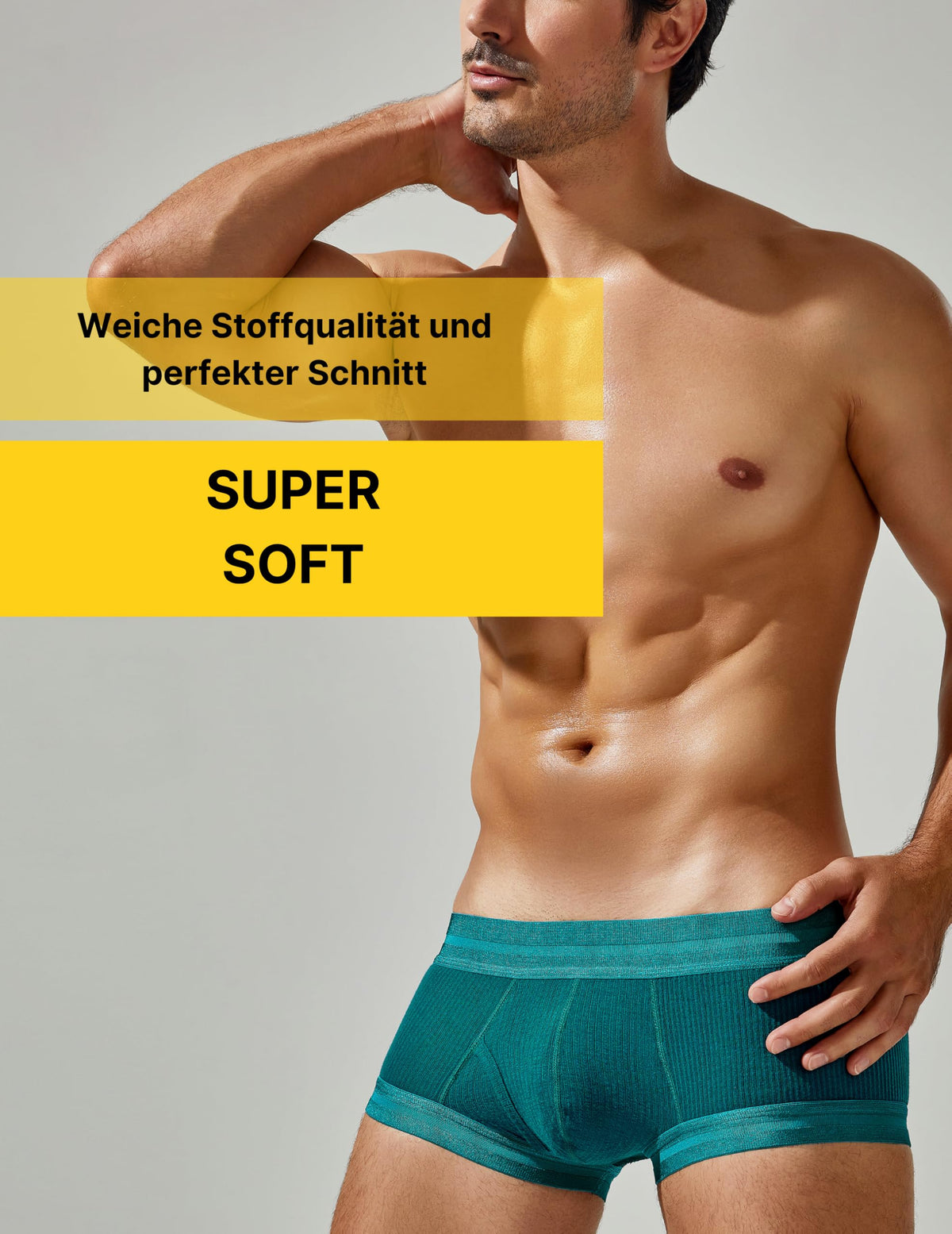 Herren Boxershorts Modal Unterhose Low Rise Trunks weich atmungsaktiv elastisch – 7er Pack, XL