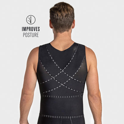 Leo Herren Body Shaper - Shapewear Bodysuit für Männer