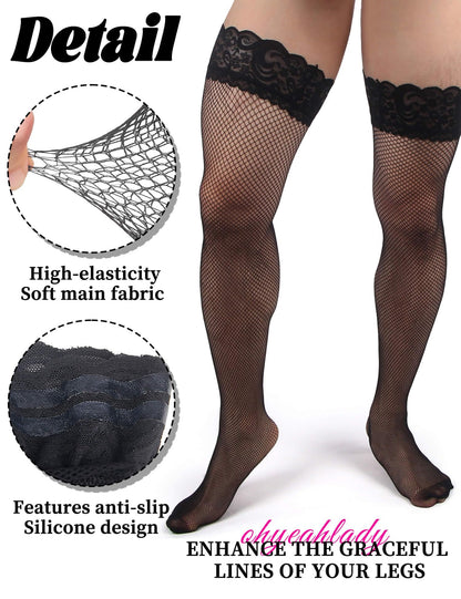 Strapse Dessous Set -  Halterlose Strümpfe - Strapsstrümpfe Strumpfgürtell - Sissy - Femboy - Crossdresser