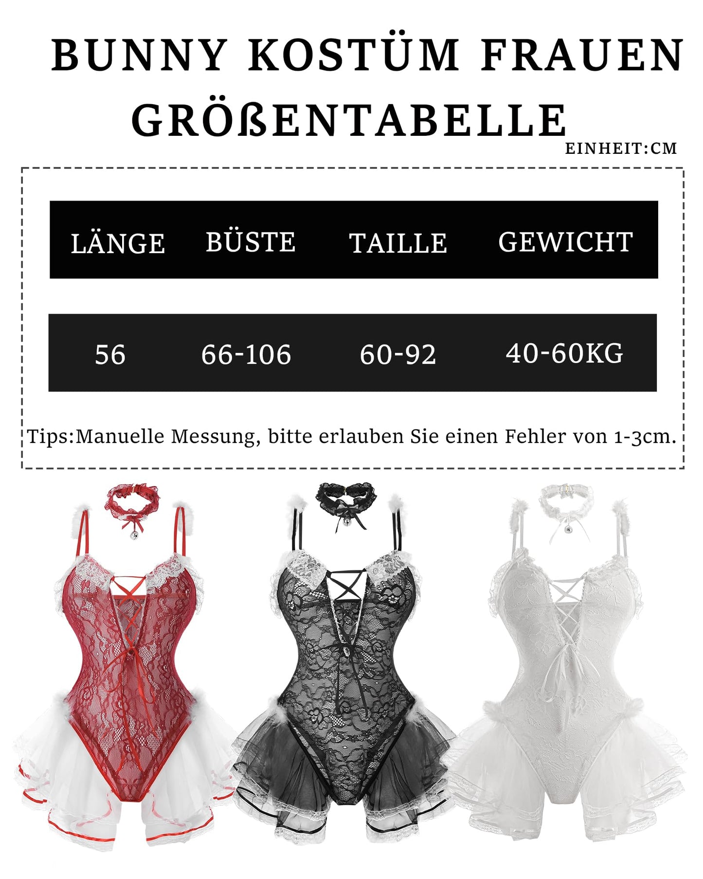 Bunny Kostüm Frauen Sexy Kostüme Frauen BunnyGirl Cosplay Sexy Lingerie Woman Anime Senpai Bunny Suit, Schwarz