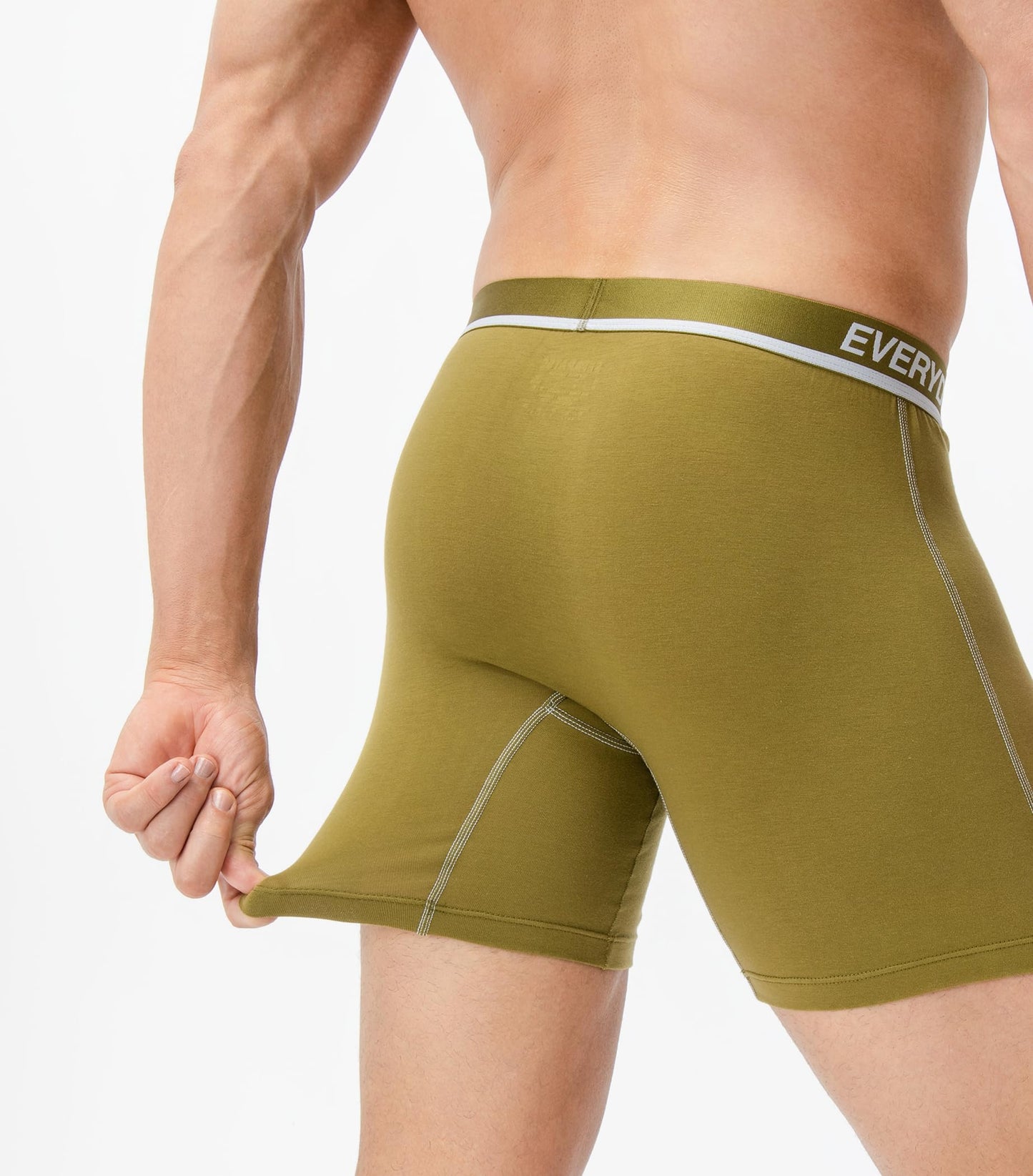Boxershorts Herren 7er Pack aus Weicher Baumwolle Unterhosen Männer mit Unterstützender Separater Doppeltasche
