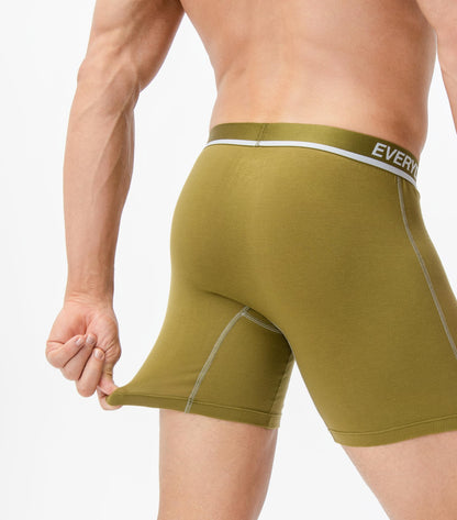 Boxershorts Herren 7er Pack aus Weicher Baumwolle Unterhosen Männer mit Unterstützender Separater Doppeltasche