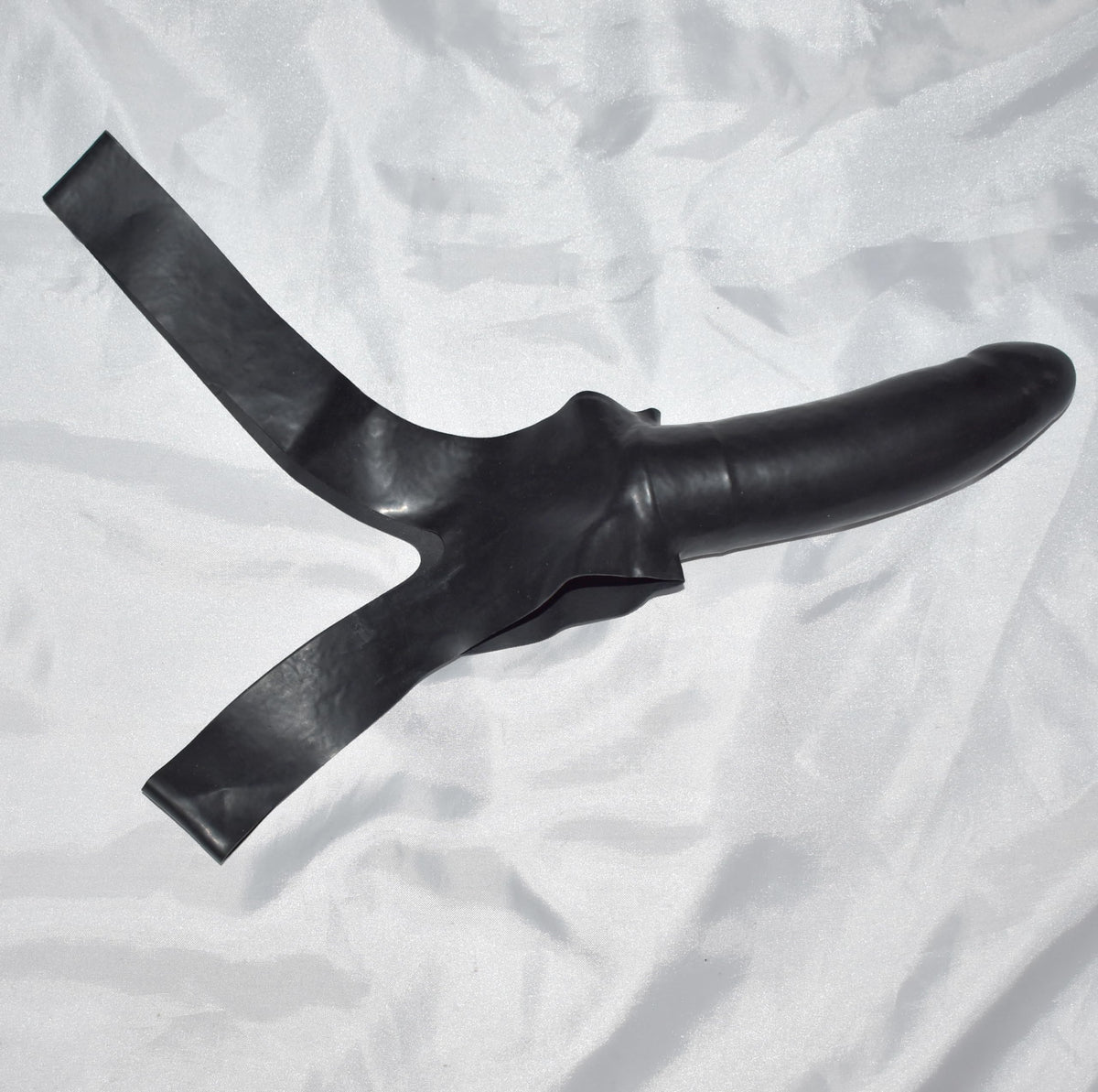 BDSM Mundknebel mit Dildo, Dildo Gag & Latex Knebel Maske