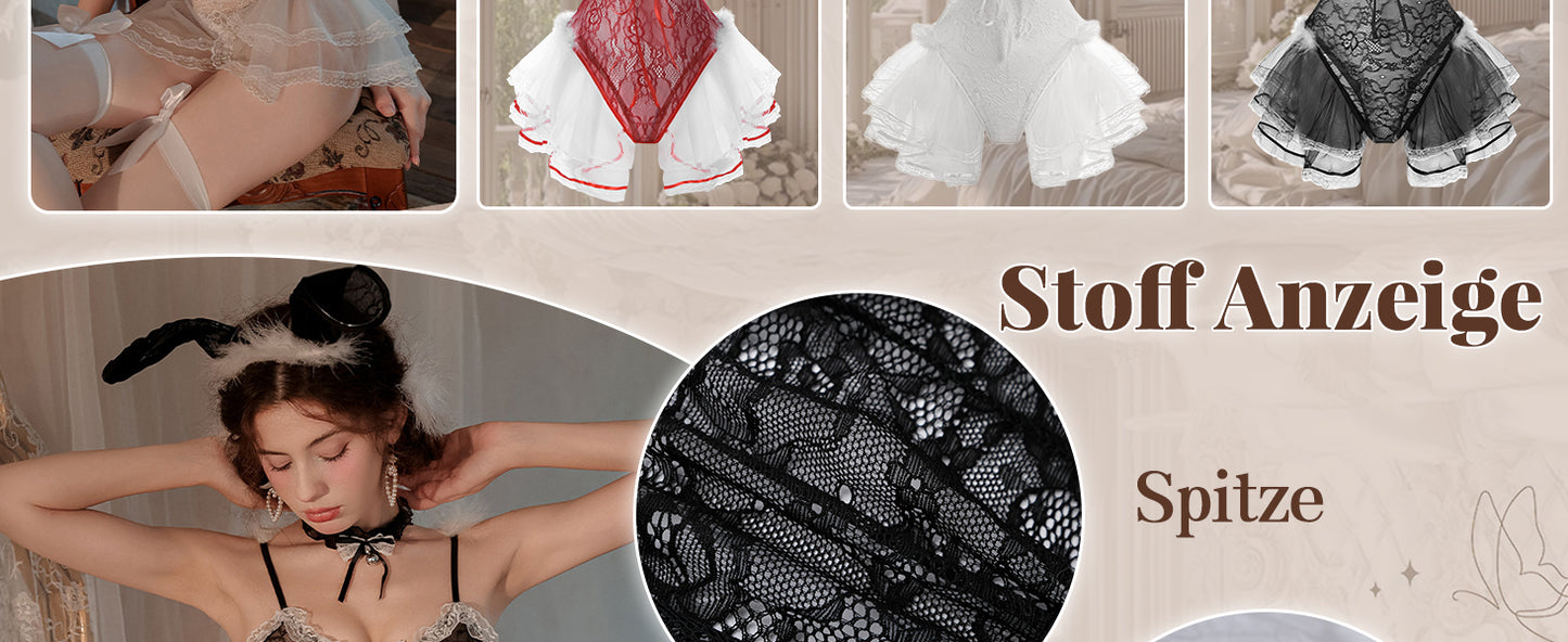 Bunny Kostüm Frauen Sexy Kostüme Frauen BunnyGirl Cosplay Sexy Lingerie Woman Anime Senpai Bunny Suit, Schwarz