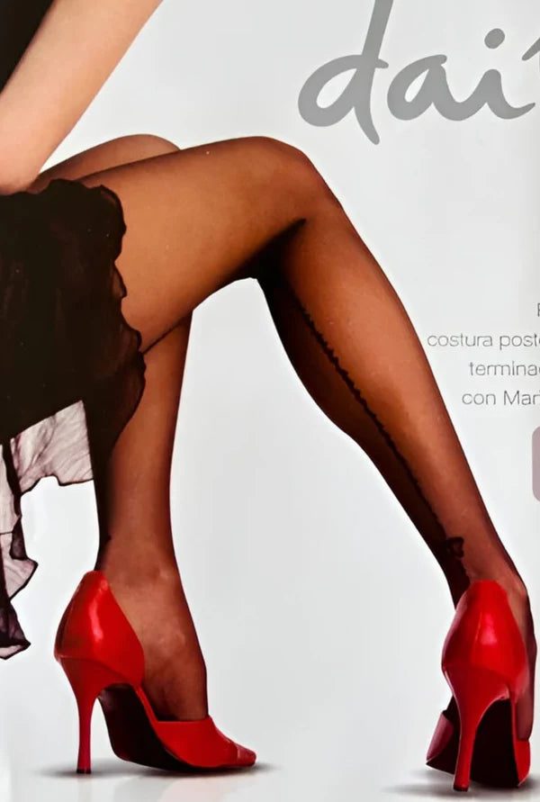 Nahtstrumpfhose – Tango – Tanzen - Eleganz – 20 den